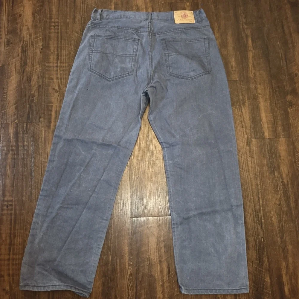 Jeans Member's Property Men's Blue Straight Leg Denim Pants Size 38x32